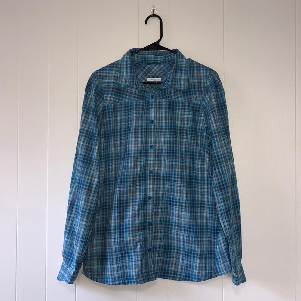 Ladies XL Columbia Omni Shade button down